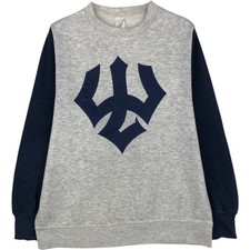 Used 80'S Sportswear Two-Tone Print Sweatshirt Made in USA Men's Size M app...