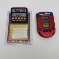 CONNECT FOUR 4 Electronic Handheld Game 2002 Milton Bradley VIDEO DEUCES POKER