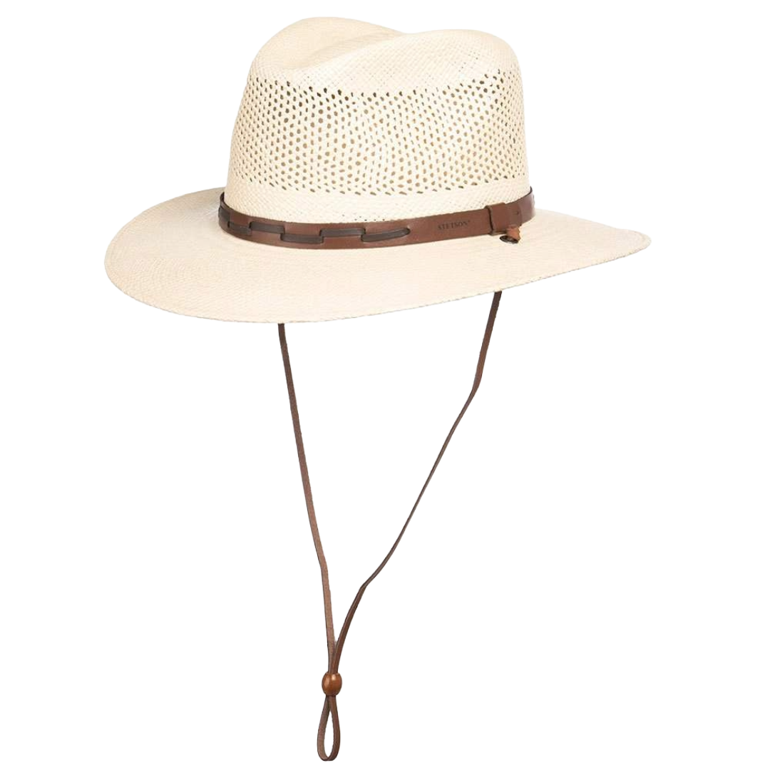 Stetson Airway Vented Panama Natural Straw Hat TSARWY-383081 | eBay