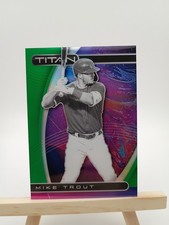 2021 Panini Chronicles Titan Green /75 Mike Trout #16 