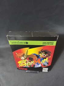 Shockman (TurboGrafx-16, 1992) Authentic BOX ONLY- RARE - Nice Condition!