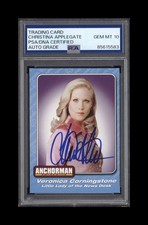 Christina Applegate Signed PSA 10 Auto 2011 Dreamworks Trading Anchorman