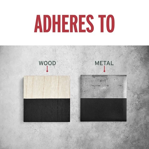 Краска внутренняя/наружная Rust-Oleum 7776502, плоская, черная, 1 кварта - Изображение 2 из 4