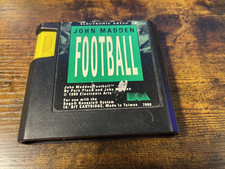 John Madden Football  (Sega Genesis, 1990) EA Sports - Preowned