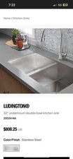 Sterling 32” Undermount Double Basin / Single Basin Kitchen Sinks
