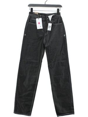 Ksubi Damen Hose W 27 in schwarz Baumwolle mit Elasthan weites Bein Sweatpants