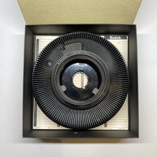 Vintage Kodak Carousel Transvue 140 Projector Slide Tray - Original box Black