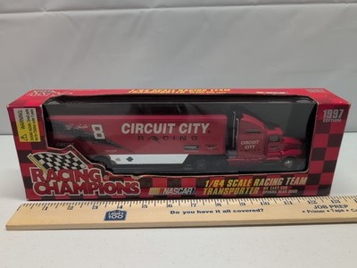 Hut Stricklin #8 Circuit City 1997 Team Transporter Racing Champions 1:64 NIB