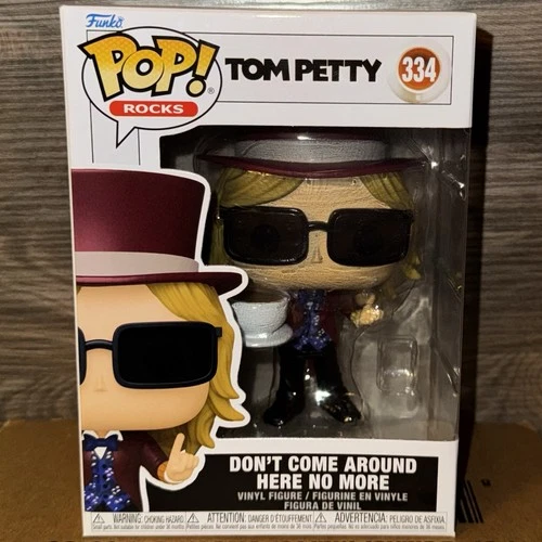 Tom Petty Funko Pop Rocks 334 Don’t Come Around Here No More Vinyl Figure Rare