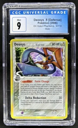 2006 Pokemon EX Holon Phantoms Deoxys Delta Species #4/110 CGC 9
