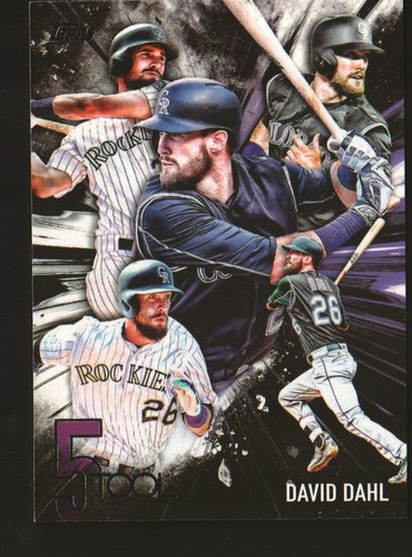 2017 Topps 5 Tool #5T-50 - David Dahl - Colorado Rockies 17-306 - Imagen 1 de 2