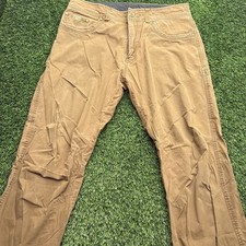 Kuhl Revolr Hiking Pants Mens 36x32 (Fits 34x32) Brown Outdoor READ