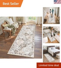 Elegant 2x6 Non-Slip Runner Rug - Stylish Boho Design for Indoor Spaces