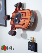 View Wall Mount Star Wars Luke Skywalker s Landspeeder 75341 on eBay Wall Mount Star Wars Luke Skywalker s Landspeeder 75341