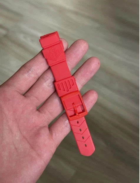 Correa de goma alternativa 18 mm para Tag Heuer Vintage, todos los colores, nueva. Foto 2 de 4