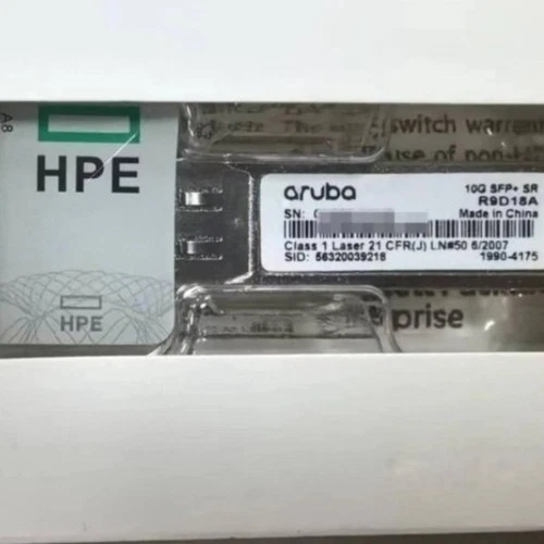 NEW R9D18A Aruba Instant On 10G SFP+ LC SR 300m MMF XCVR Transceiver