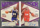 SHAQUILLE O'NEAL CHARLES BARKLEY 2025 LEAF HISTORY BOOK SPORTS MATCH AUTO 7/7