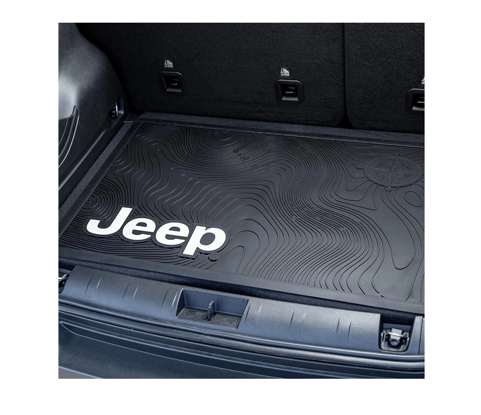 Brand New JEEP Elite Style Logo Compass Car Truck Cargo Trunk Rubber Floor Mat Foto 2 de 3