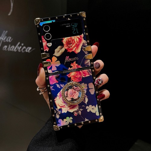 Étui de luxe Bling paillettes bague diamant support housse pour Samsung Z Flip 3/45/6 - Photo 44 sur 60