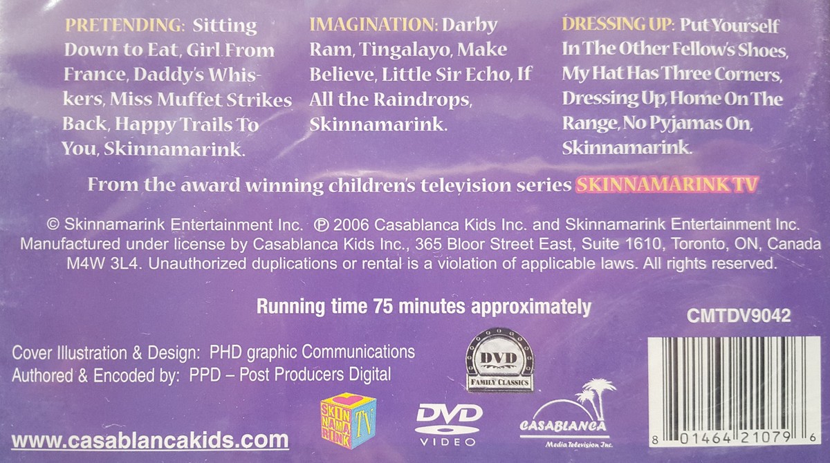 MAKE BELIEVE - Sharon, Lois & Bram Sing Alond DVD - 2006 - NEW