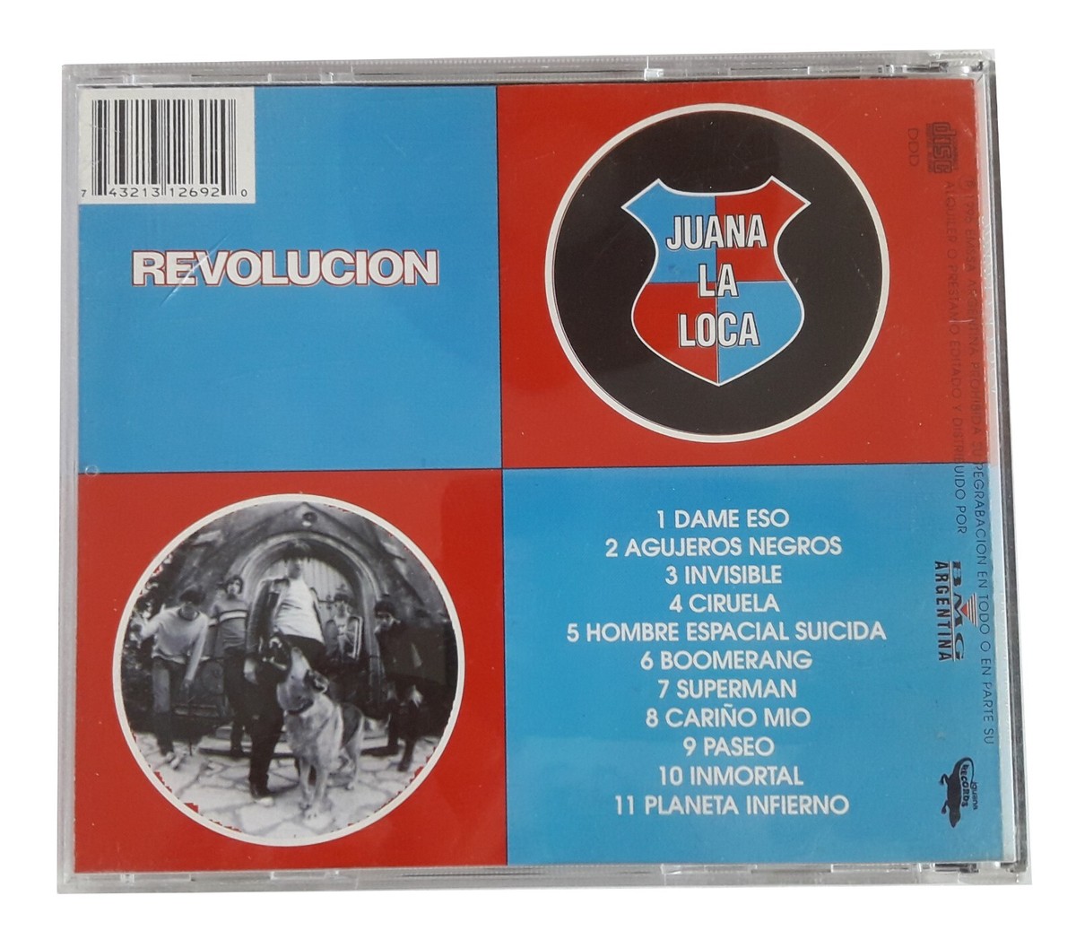 1995 Juana La Loca Revolucion CD Argentinian Sonic Alt Rock