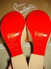 100% AUTH NEW WOMEN LOUBOUTIN ORDONANETTE 160 DENIM PLATFORM WEDGE SANDALS US 11 — photo 8