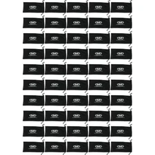 Global Vision 50 Black 4 1/4 x 8 1/2 Microfiber Bag Sunglasses Pouch Drawstring