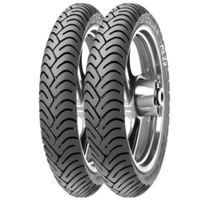 Oldtimer Motorradreifen Metzeler ME22 3.00 -18 52P & 3.50 -18 62P Paar
