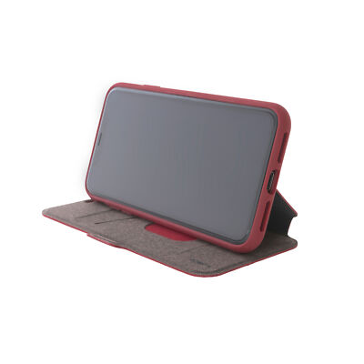 KMP Bookcase für iPhone XS Max Cherry Red