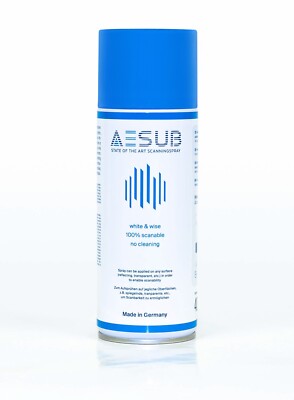 AESUB Blue Scanning Spray Universal self-evaporating 3D scanning spray!
