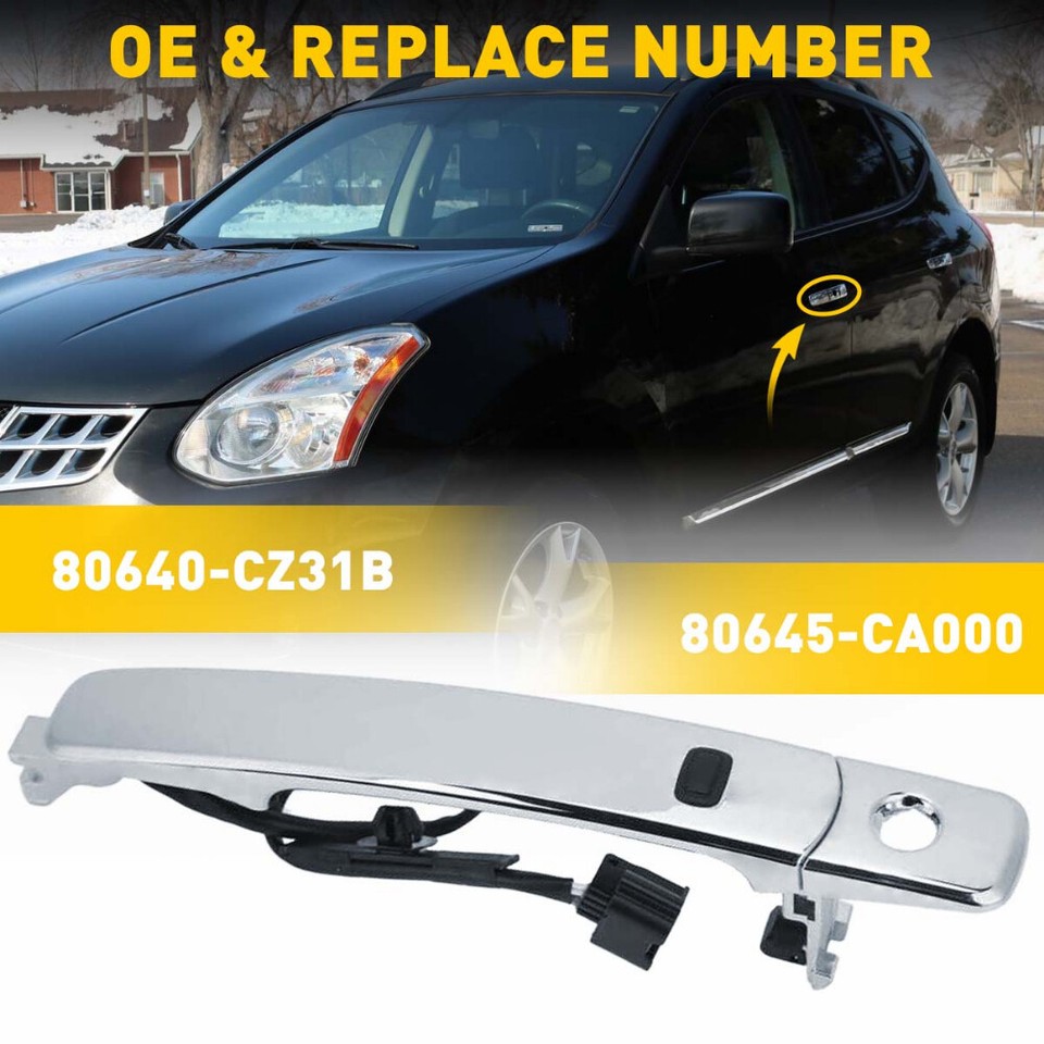 For 20102013 Nissan Rogue Door Handle Front Left Driver Side LH 80640