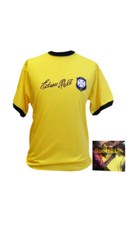 Pele signed BRAZIL World Cup 1970 Shirt Jersey FULL EDSON SIG, PHOTO PROOF
