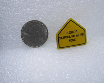 Florida School-To-Work Zone Pin
