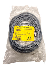 TURCK RK 4.4T-5-RS 4.4T ID U2167-3 Cordset,M12 Female,M12 Male,4 Cond,5m, 22AWG