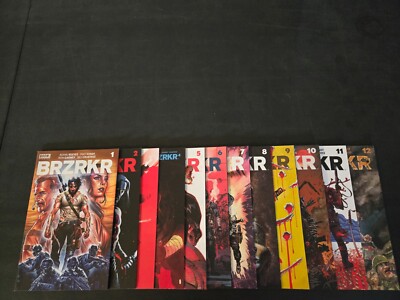 BRZRKR 1-12 Complete Set Variant B Comic Lot Keanu Reeves Kindt