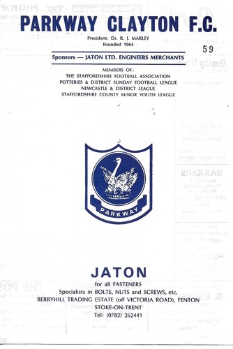 PARKWAY CLAYTON FC V PORT VALE 21 JULY 1985 FRIENDLY RARE VGC