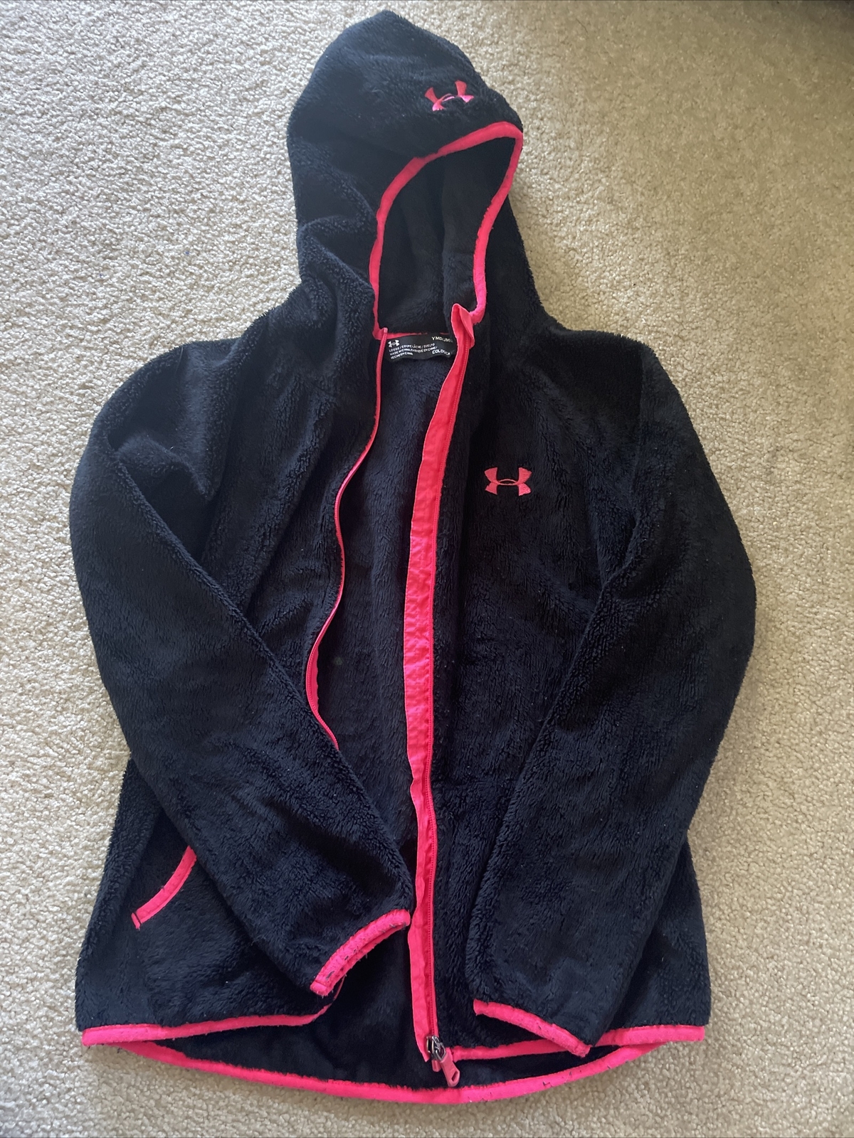 Under Armour Girls Y Medium Cold Gear Jacket
