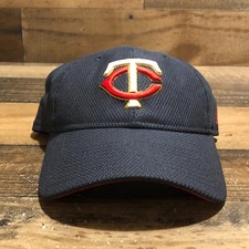 Minnesota Twins Hat Strapback Cap Womens Blue New Era MLB Baseball TC Logo Gold