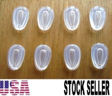 4 Pair Soft Nose Pads Push-in Silicone For Oakley Feedback Glasses Replacement