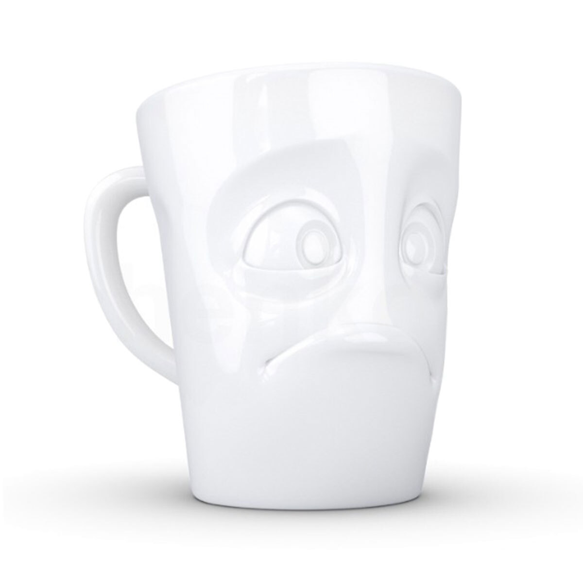 Tasse en porcelaine Humeur Tassen au bureau pour un thé perplexe