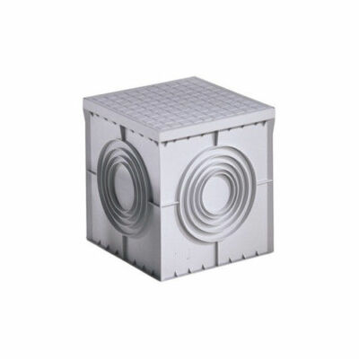 POZZETTO ELETTRICO FONDO CHIUSO E COPERCHIO 40X40X40 PER TUBI CAVI - Foto 4