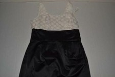 TARGET LIMITED EDITION BLACK WHITE POLKA DOT DRESS WOMENS SIZE 8