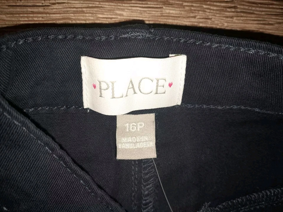 The Children’s Place Navy Blue Uniform Pants Kids Size 16P NEW - Image 3 of 4