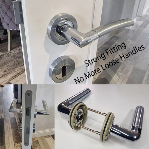 M3 M4 Connecting Screws and Sleeves. Fixings for Handles Roses Knobs Escutcheon - Picture 6 of 10