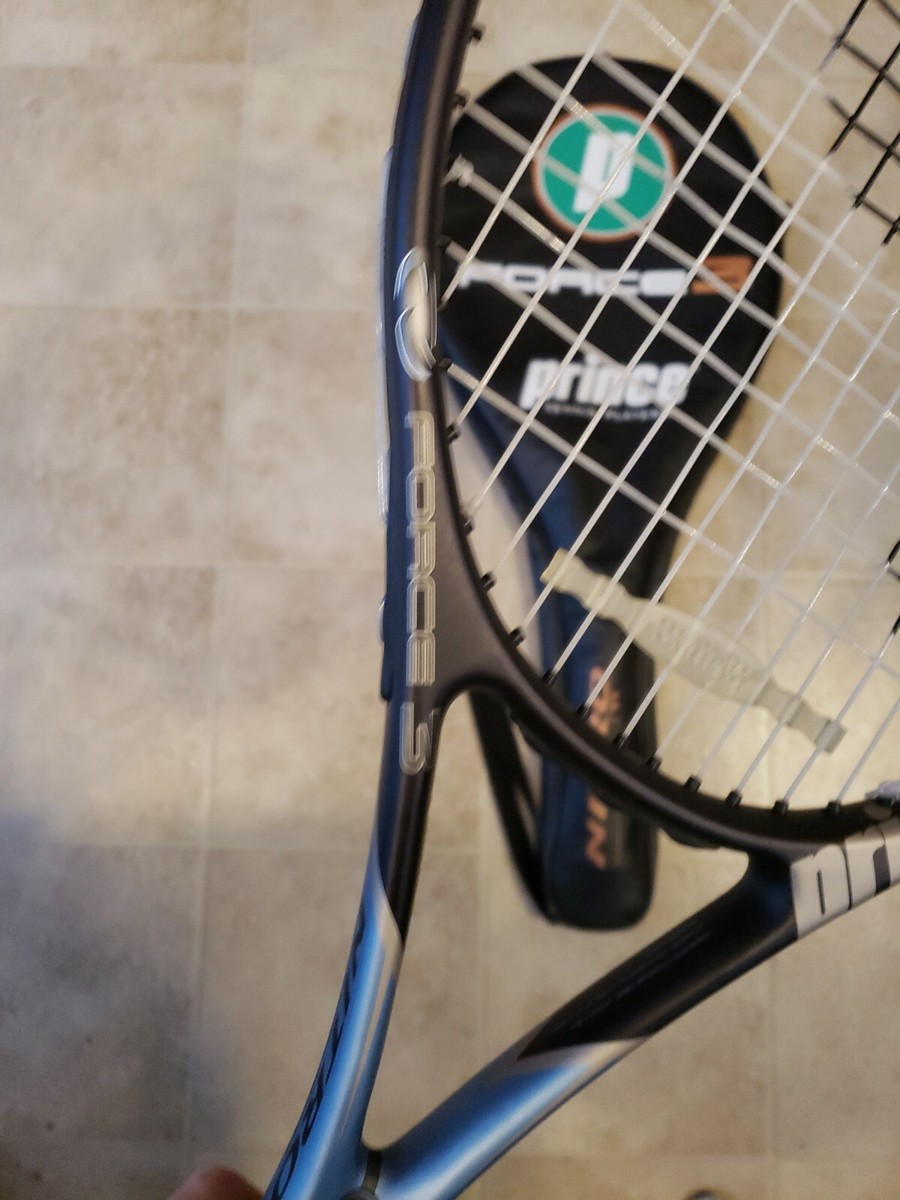 RAQUETTE DE TENNIS oversize Prince Thunder Strike titane avec étui housse 4 1/4 EUR 50,78