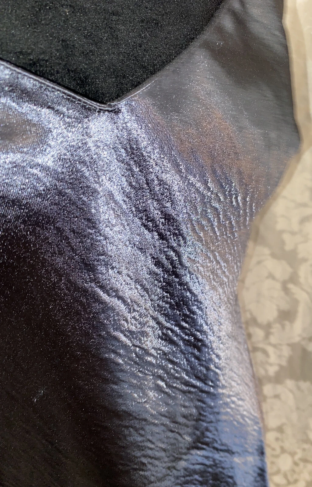 UNDERCOVER Abito Victoria's Secret blu navy lucido slip taglia S