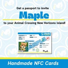 Animal Crossing Card - ⭐ CHOOSE ANY VILLAGER! ⭐ - Custom Made NFC Cards