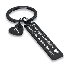 Drive Safe Keychain Gifts for Boyfriend Valentines Day Anniversary Birthday L...