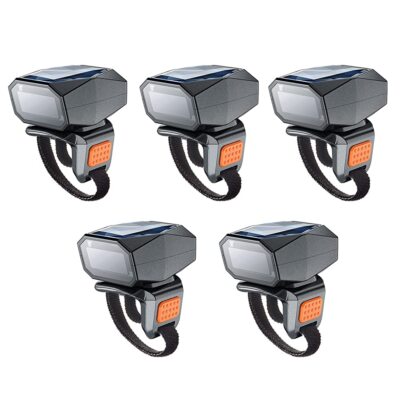 Wireless Bluetooth 1D Laser Barcode Scanner 1D Finger Ring Reader für iPhone PC
