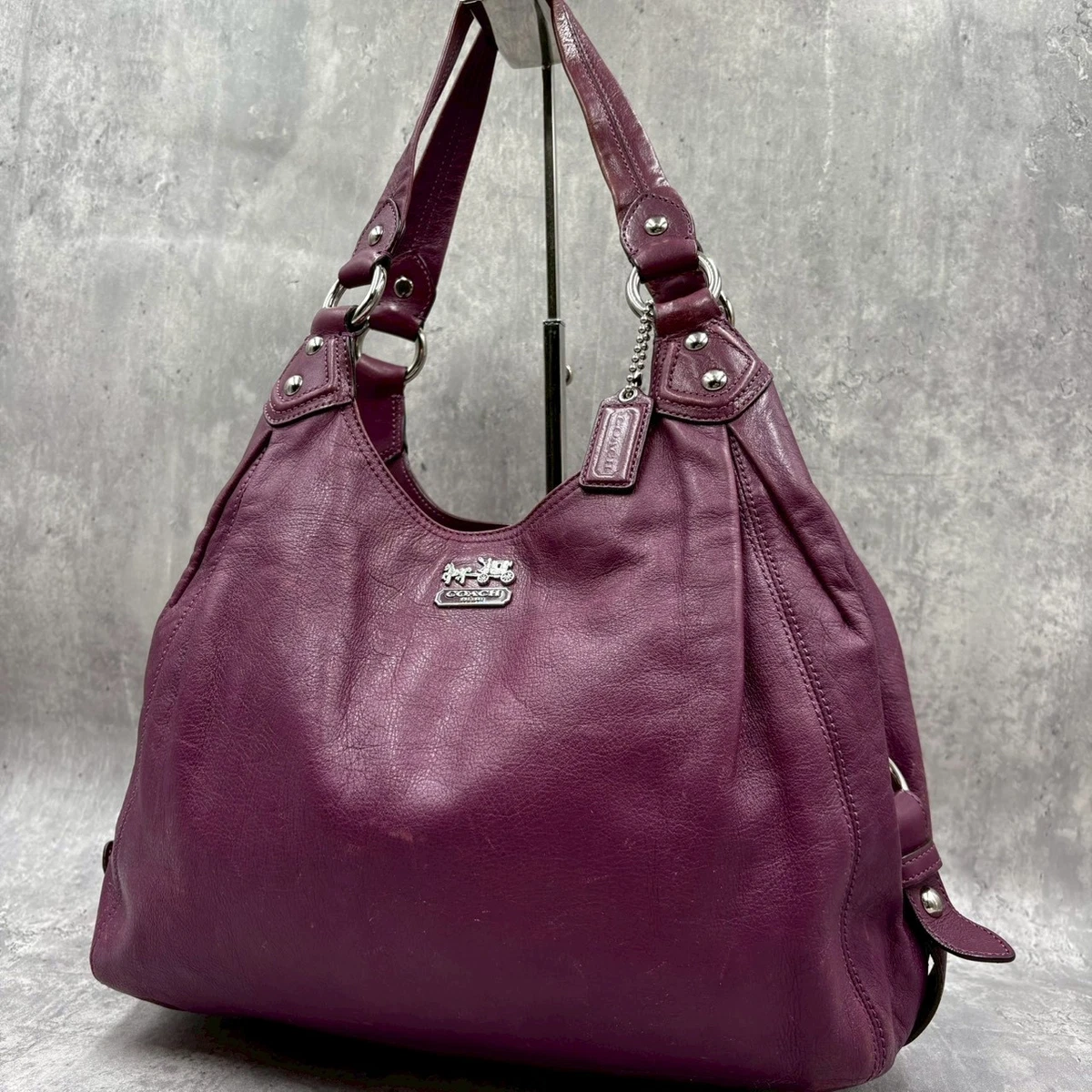 Coach Madison Maggie Purple | eBay